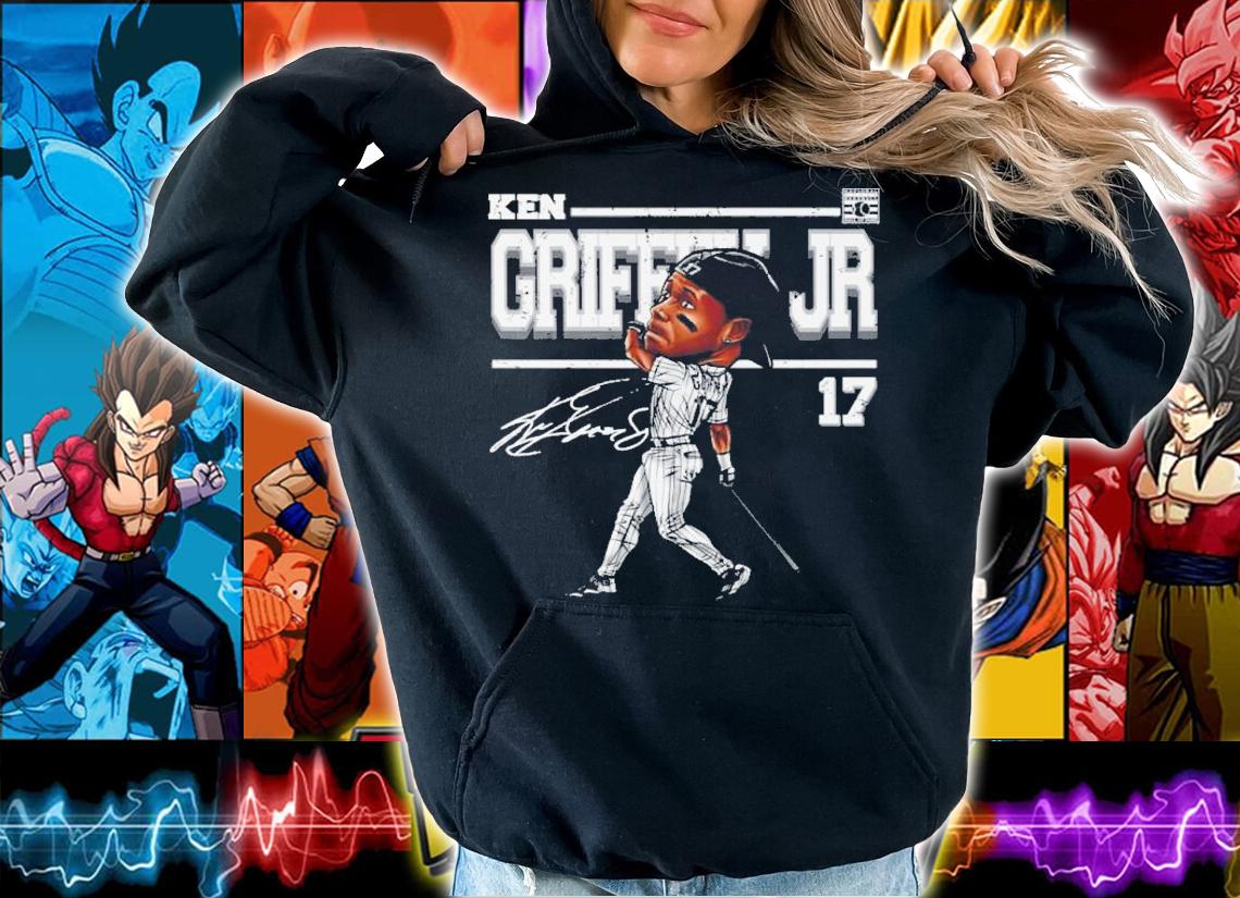 Ken Griffey Jr. Chicago W Cartoon Baseball Signature Shirt t-shirt