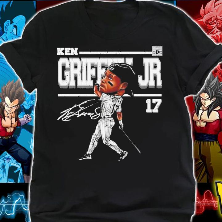 Ken Griffey Jr. Chicago W Cartoon Baseball Signature Shirt t-shirt