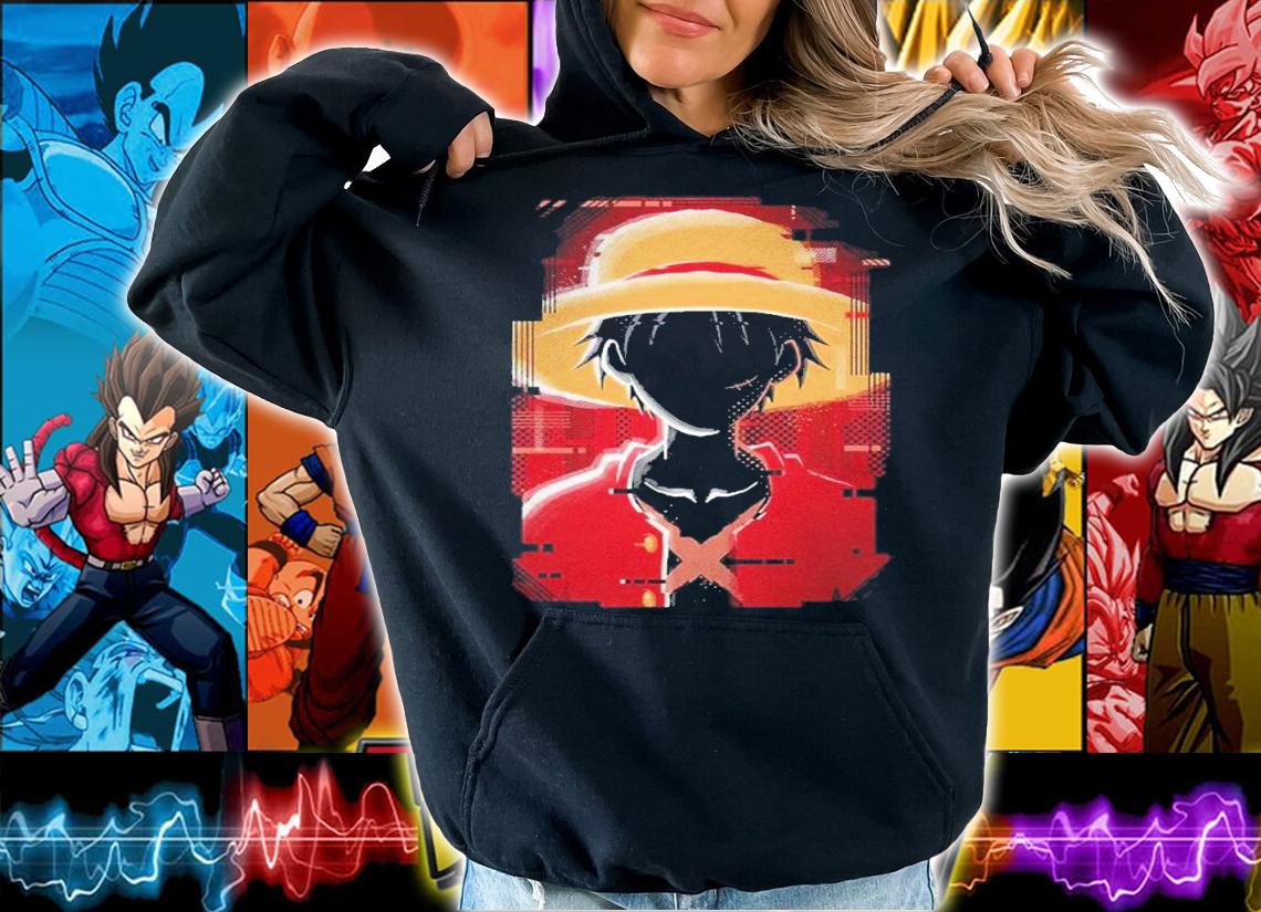 Luffy Glitch One Piece Shirt t-shirt hoodie