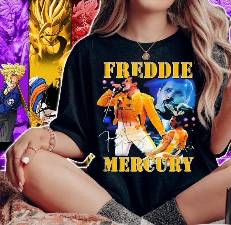 Queen's Freddie Mercury Queen Retro Vintage Shirt t-shirt