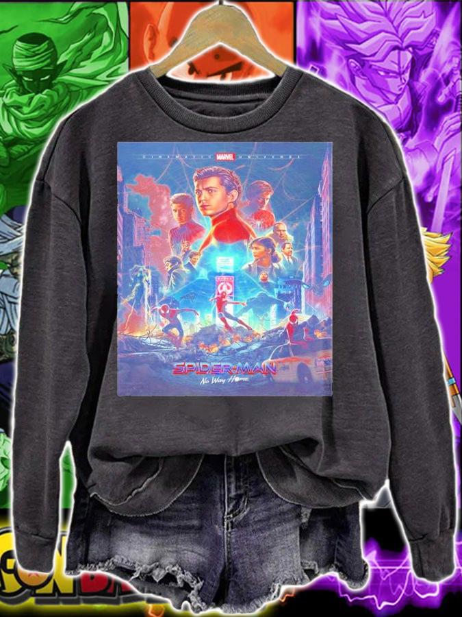 No Way Home Tom Holland Tobey Maguire Andrew Garfield Edited 1 Spiderman Shirt t-shirt sweatshirt