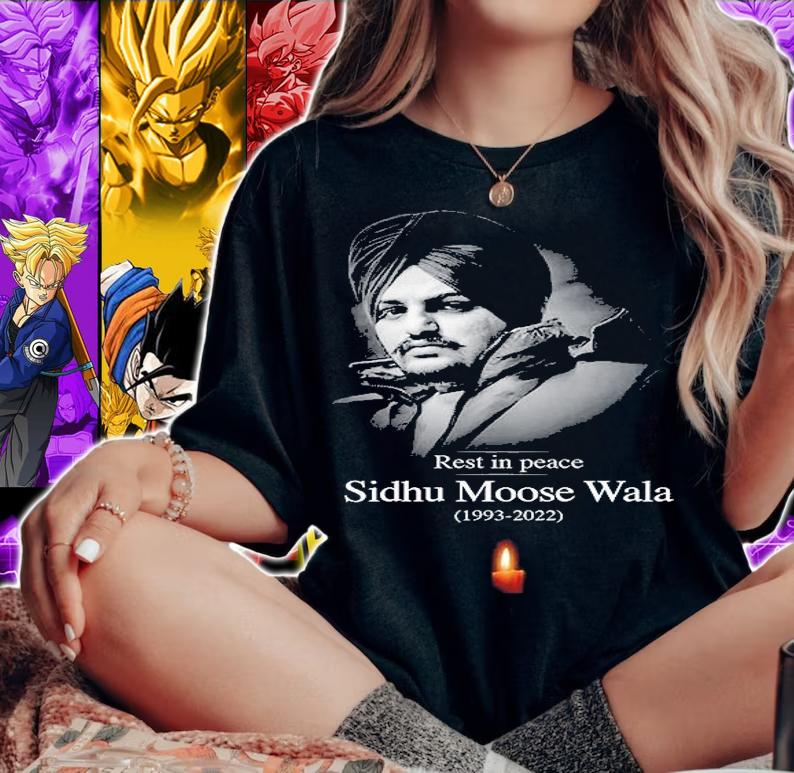 Rest In Peace Sidhu Moose Wala Rip 1993 2022 T-Shirt t-shirt