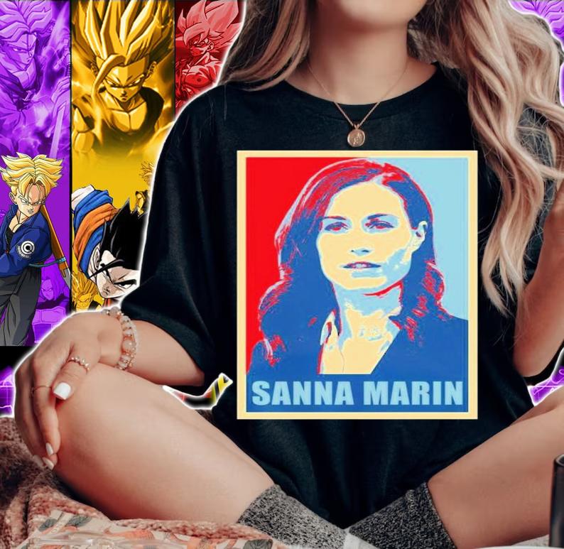 Sanna Marin Prime Minister Of Finland Hope T-Shirt t-shirt