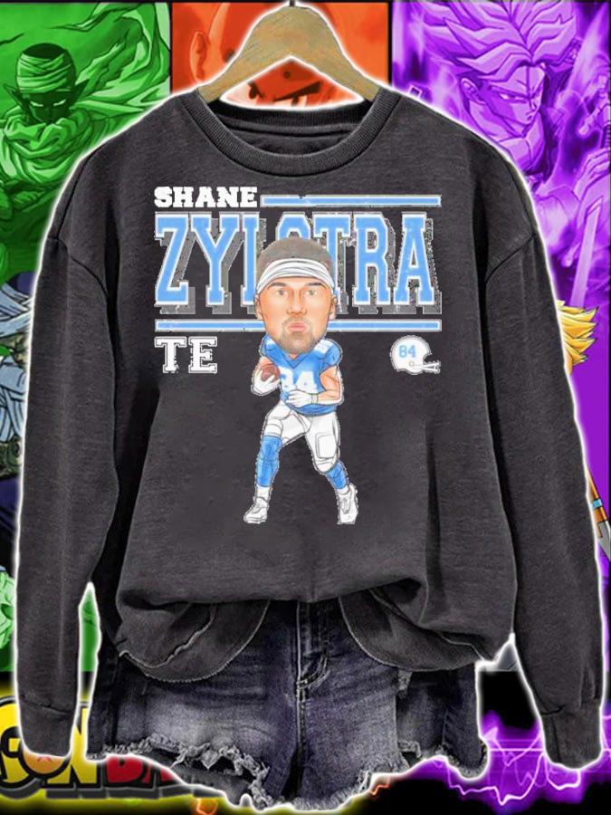 Shane Zylstra Detroit Cartoon Football Shirt t-shirt sweatshirt