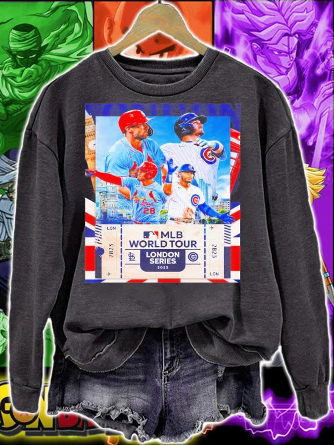 St Louis Cardinals Vs Chicago Cubs Mlb World Tour London Series 2023 Shirt t-shirt sweatshirt
