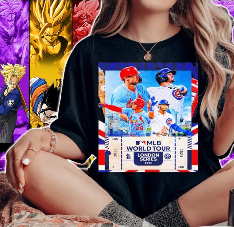 St Louis Cardinals Vs Chicago Cubs Mlb World Tour London Series 2023 Shirt t-shirt woman shirt