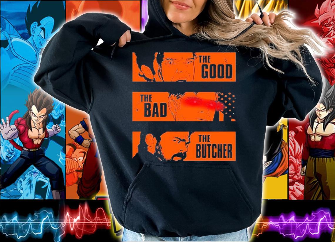 The Boys the good the bad the Butcher shirt t-shirt