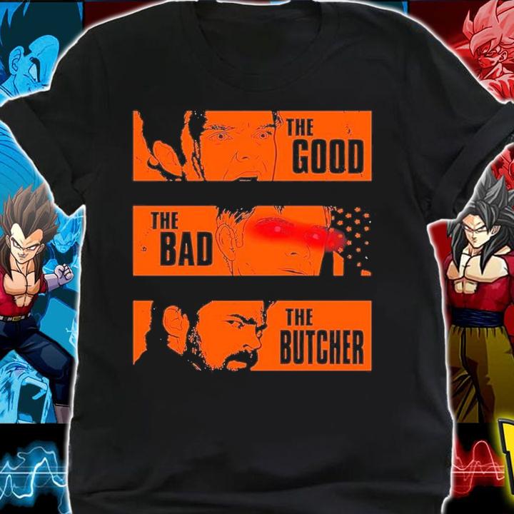 The Boys the good the bad the Butcher shirt t-shirt
