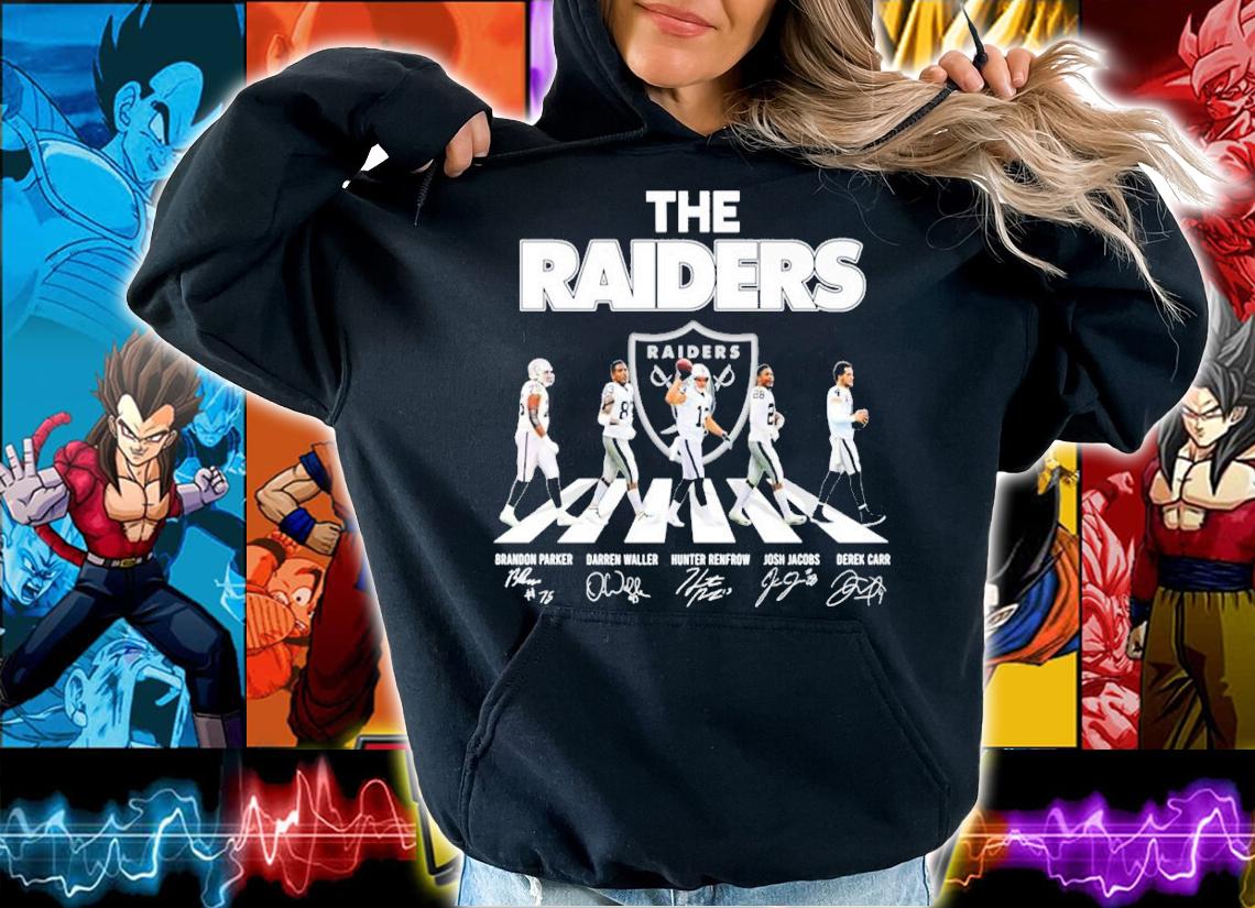 The Raiders Abbey Road Brandon Parker Darren Waller Hunter Renfrow shirt t-shirt hoodie
