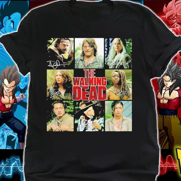 The Walking Dead Character Signatures Shirt t-shirt shirt
