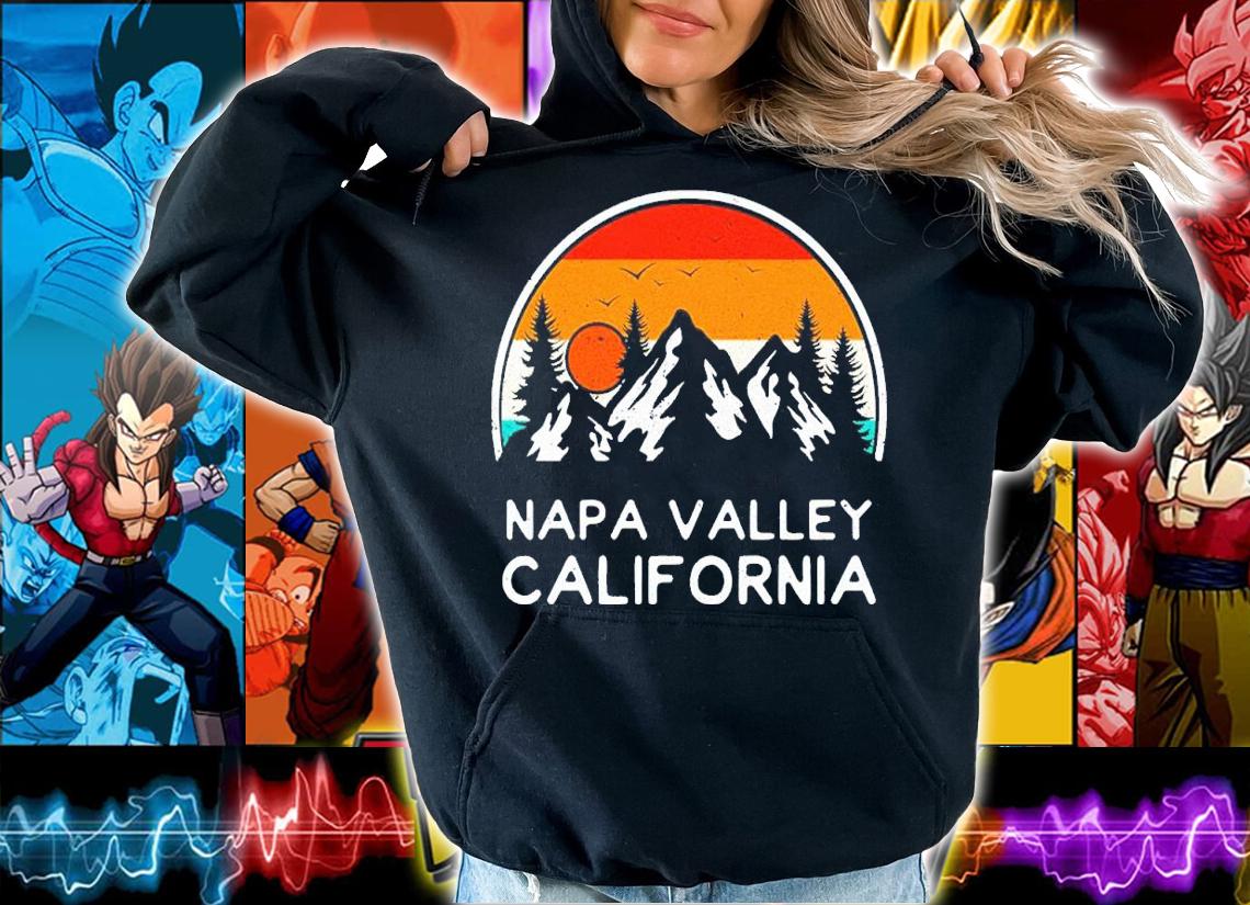Vintage Napa Valley California Mountains Hiking Souvenir T-Shirt t-shirt hoodie