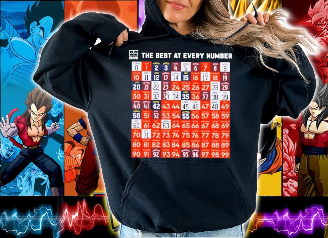 The Best At Every Number Dnvr Sports Shirt t-shirt hoodie