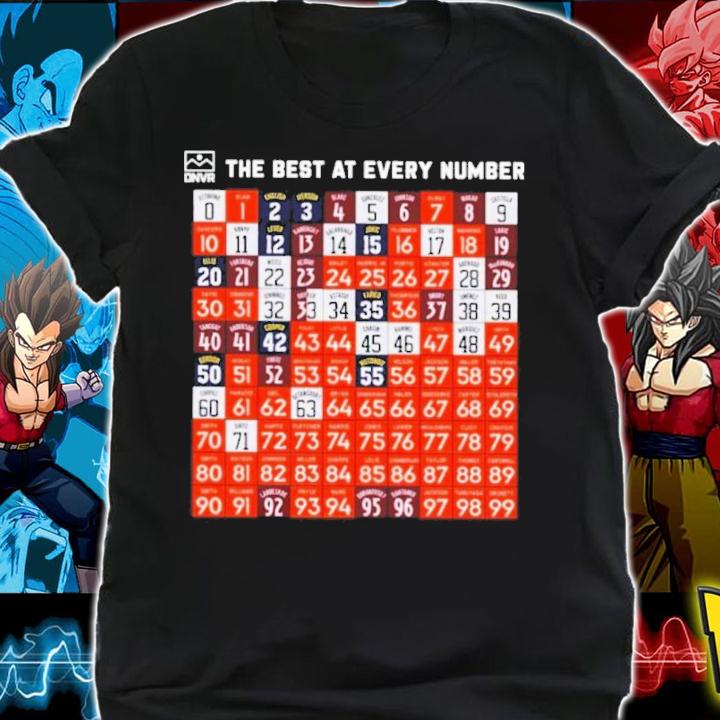 The Best At Every Number Dnvr Sports Shirt t-shirt shirt