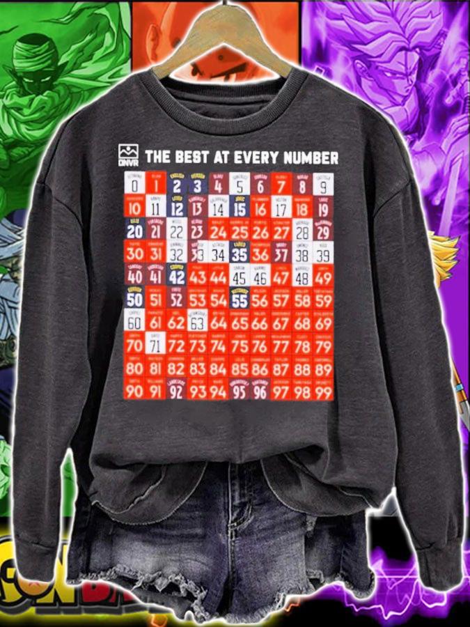 The Best At Every Number Dnvr Sports Shirt t-shirt sweatshirt