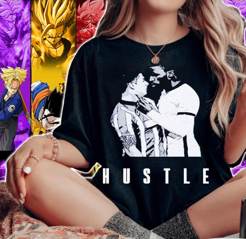 The Byline Show Hustle Hard Alex Goldberg T-Shirt t-shirt woman shirt