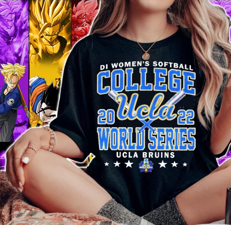 UCLA Bruins D1 Softball Women's College World Series Shirt t-shirt woman shirt