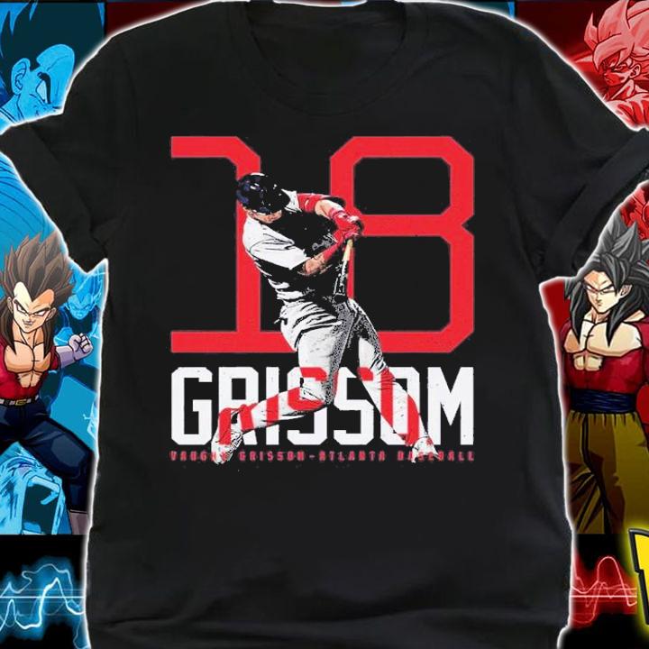 Vaughn Grissom Atlanta Bold Number Baseball Shirt t-shirt