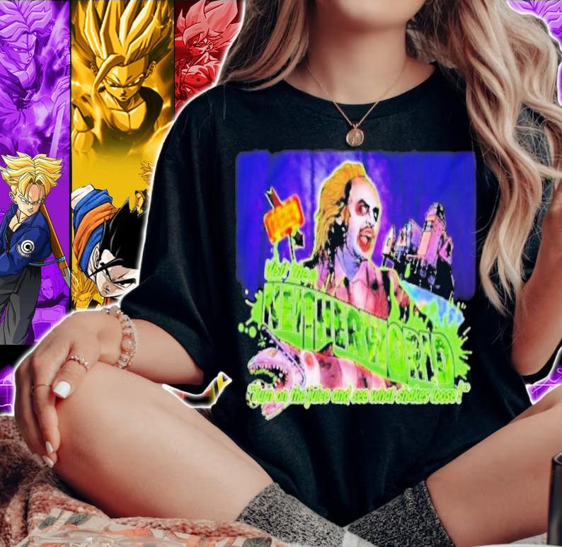 Visit The Neitherworld Beetlejuice T-Shirt t-shirt woman shirt