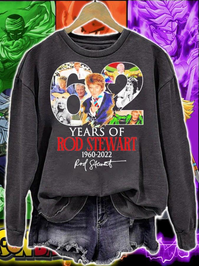 62 Years Of Rod Stewart 1960-2022 Signatures Shirt t-shirt