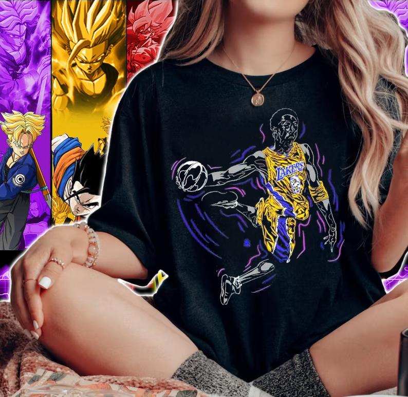 #8 Kobe Bryant Los Angeles Lakers Basketball Shirt t-shirt woman shirt