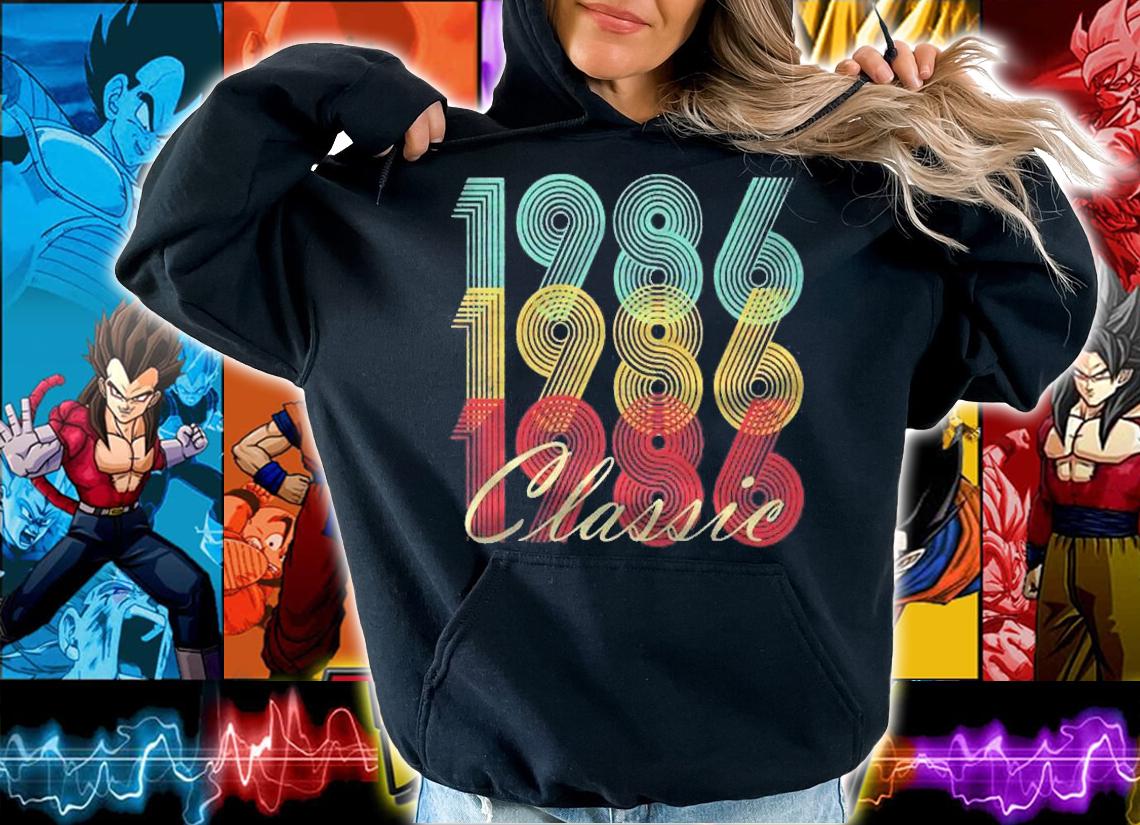 1986 35Th Birthday Gift For Men Women 35 Years Old Classic Premium shirt t-shirt