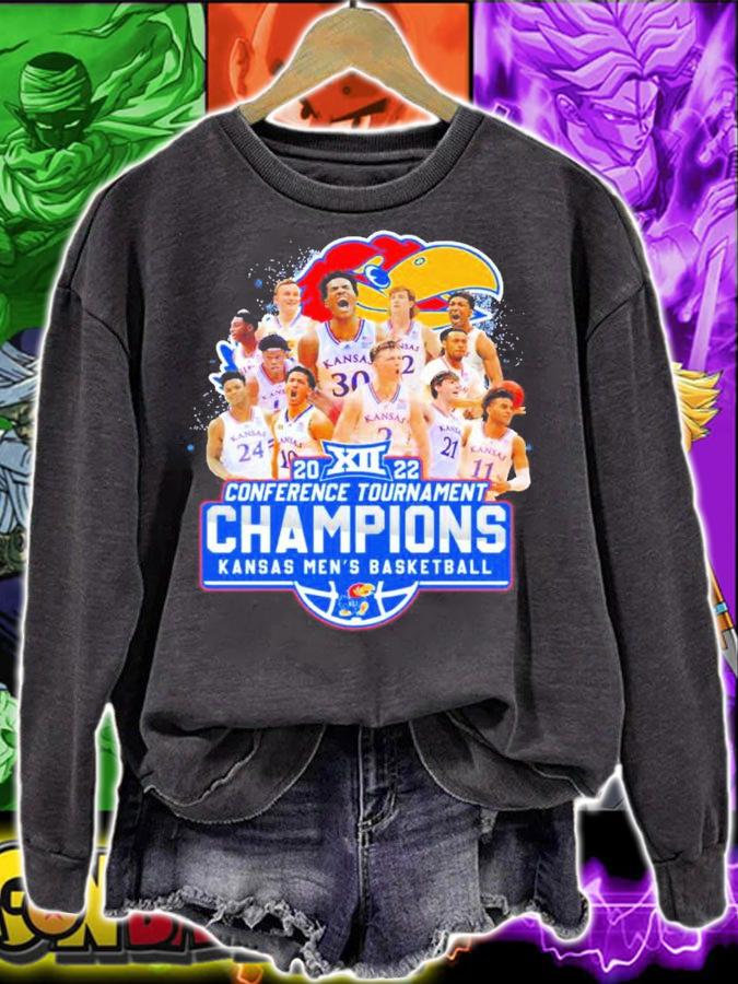 2022 Conference Tournament Champions Kansas Men's Basketball shirt t-shirt