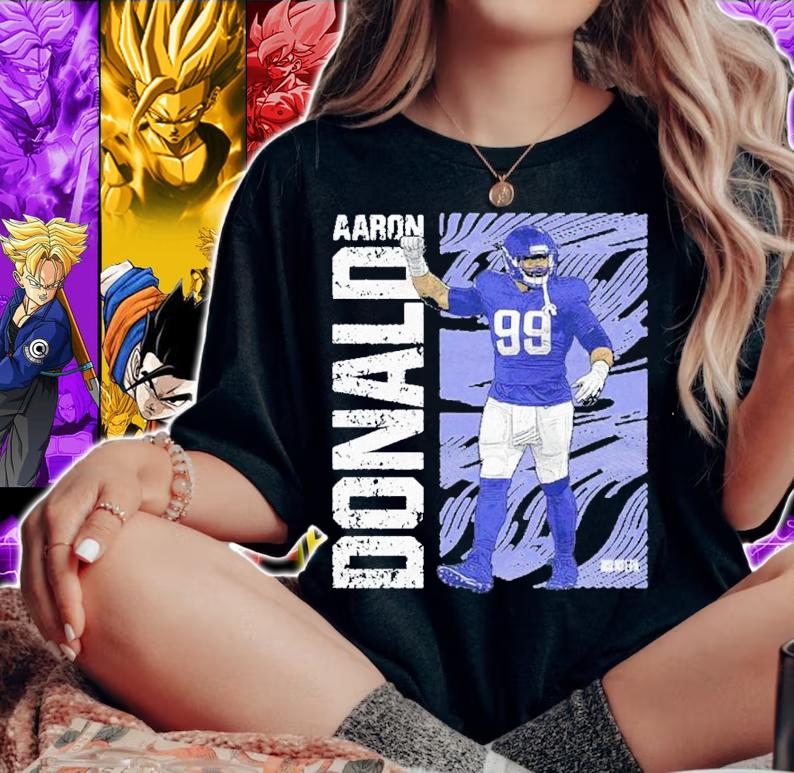 Aaron Donald Los Angeles R Player Name Football Shirt t-shirt