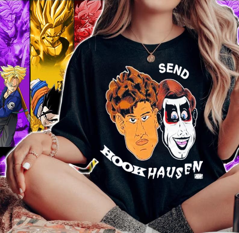 AEW Hook And Danhausen Send Hookhausen Shirt t-shirt
