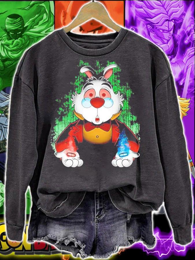 Alice Wonderland White Rabbit Shirt t-shirt sweatshirt
