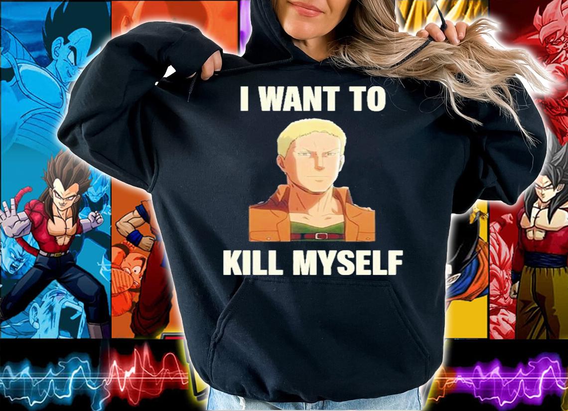 AOT I Want To Kill Myself Shirt t-shirt