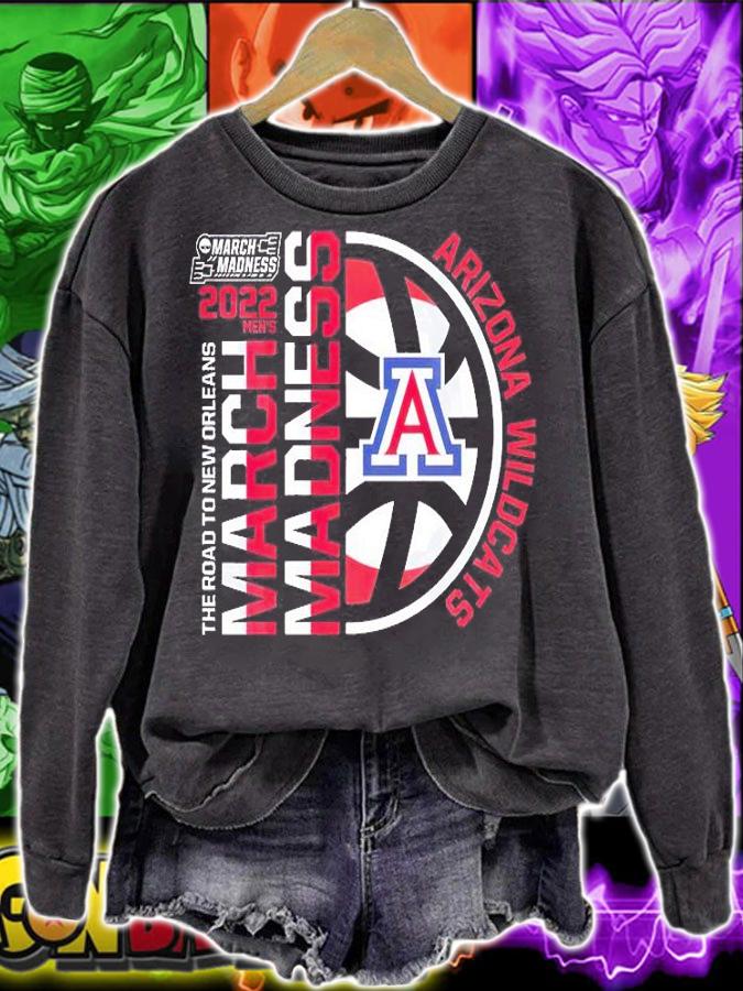Arizona Wildcats 2022 Mens NCAA The Road To New Orleans March Madness T-Shirt t-shirt