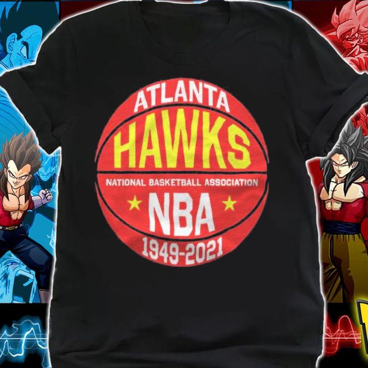 Atlanta Hawks national basketball association NBA 1949-2021 T-shirt t-shirt shirt