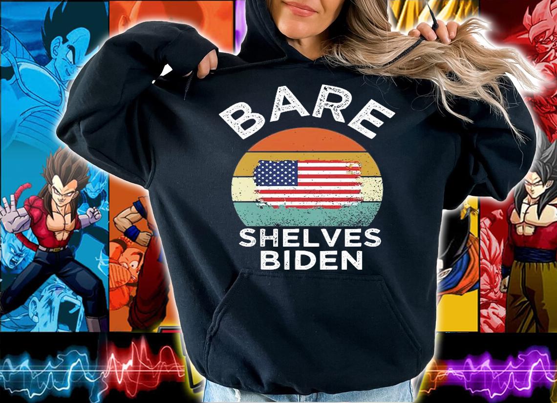 Bare Shelves, Bareshelves, Fjb, Impeach Biden Harris Vintage Us Flag T-Shirt t-shirt hoodie
