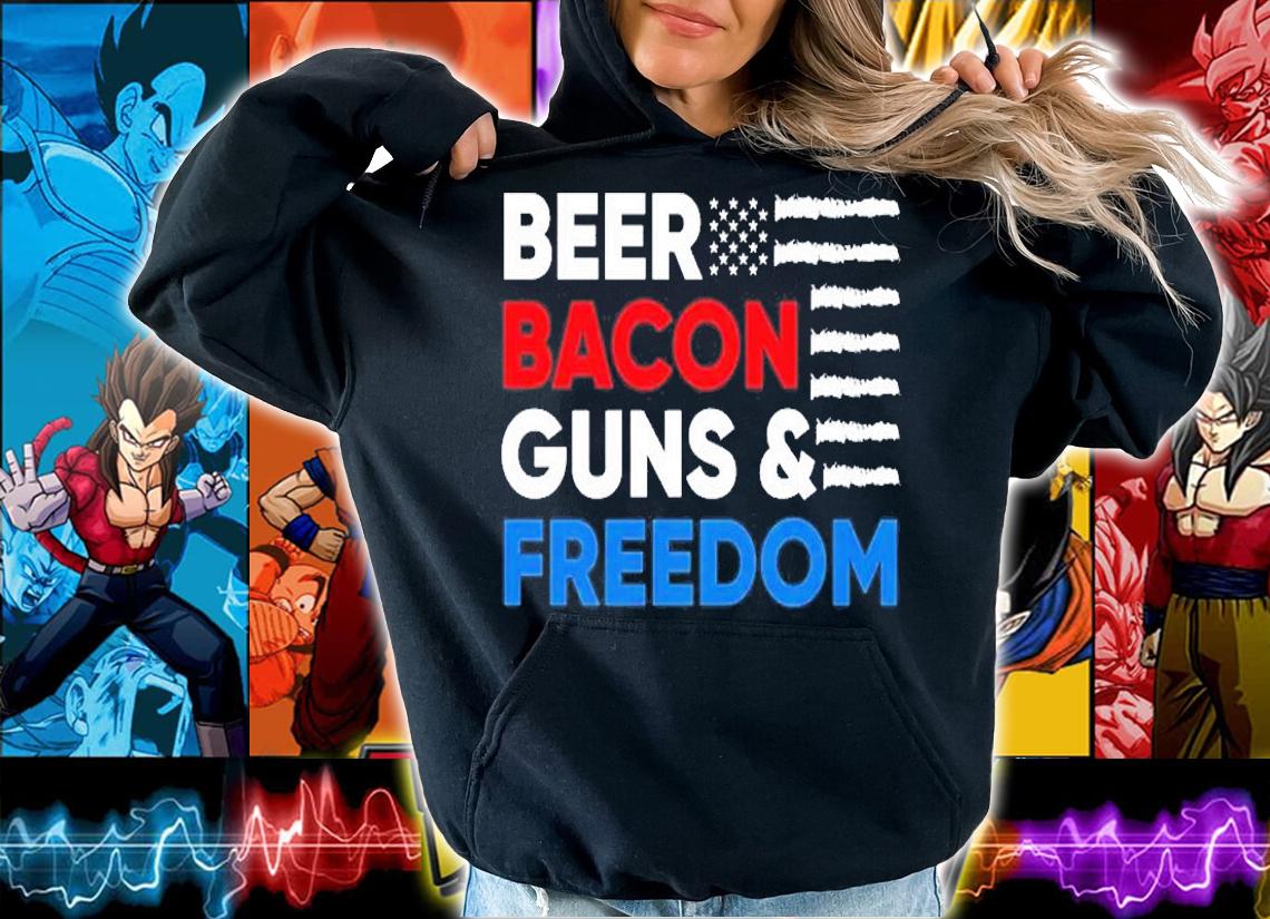 Beer Bacon Guns And Freedom T-Shirt t-shirt