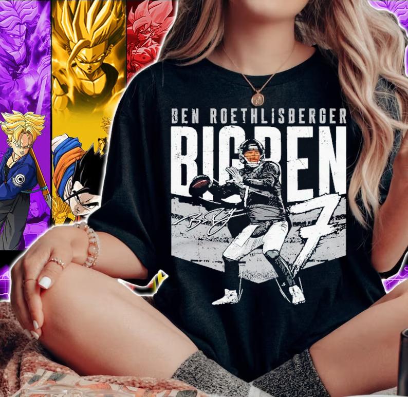 Ben Roethlisberger Pittsburgh Big Ben Stadium Football Shirt t-shirt woman shirt