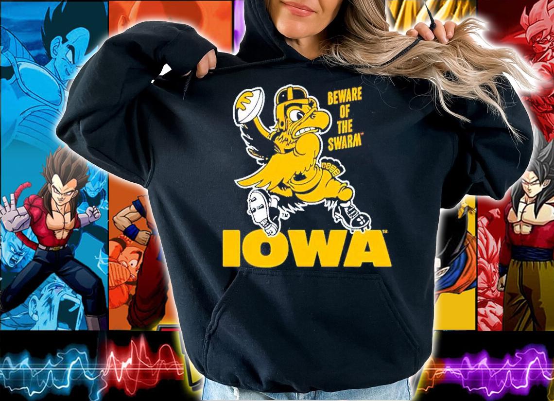 Beware of the Swarm Iowa Football shirt t-shirt hoodie