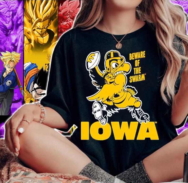 Beware of the Swarm Iowa Football shirt t-shirt woman shirt