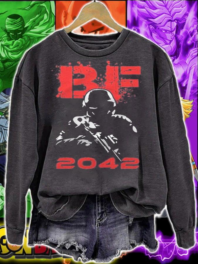 Bf Soldier Shirt 2042 Shooter Game Gamer Gift Gaming T-shirt t-shirt sweatshirt