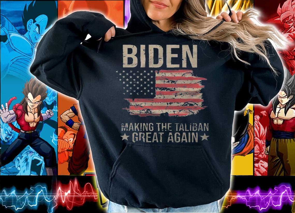 Biden Making The Taliban Great Again USA Flag Vintage T-Shirt t-shirt hoodie