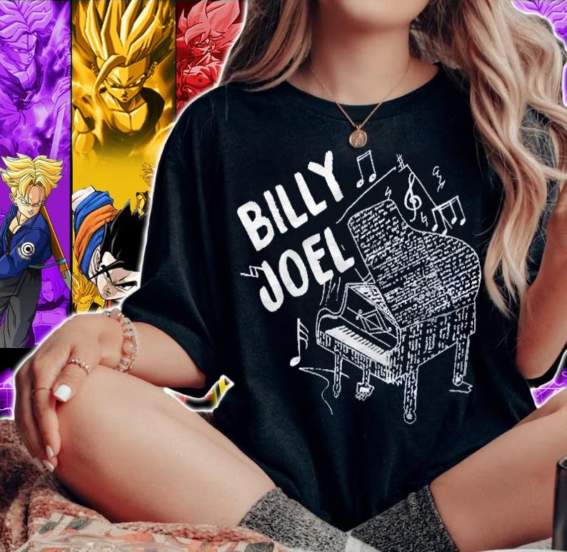 Billy Joel The Keys Music Notes Shirt t-shirt