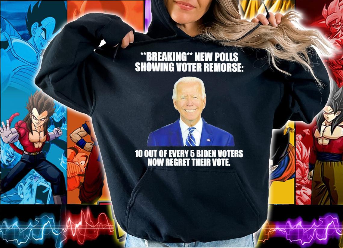 Breaking New Polls Showing Voter Remorse 10 Out Of Every 5 Biden Voters Now Shirt t-shirt