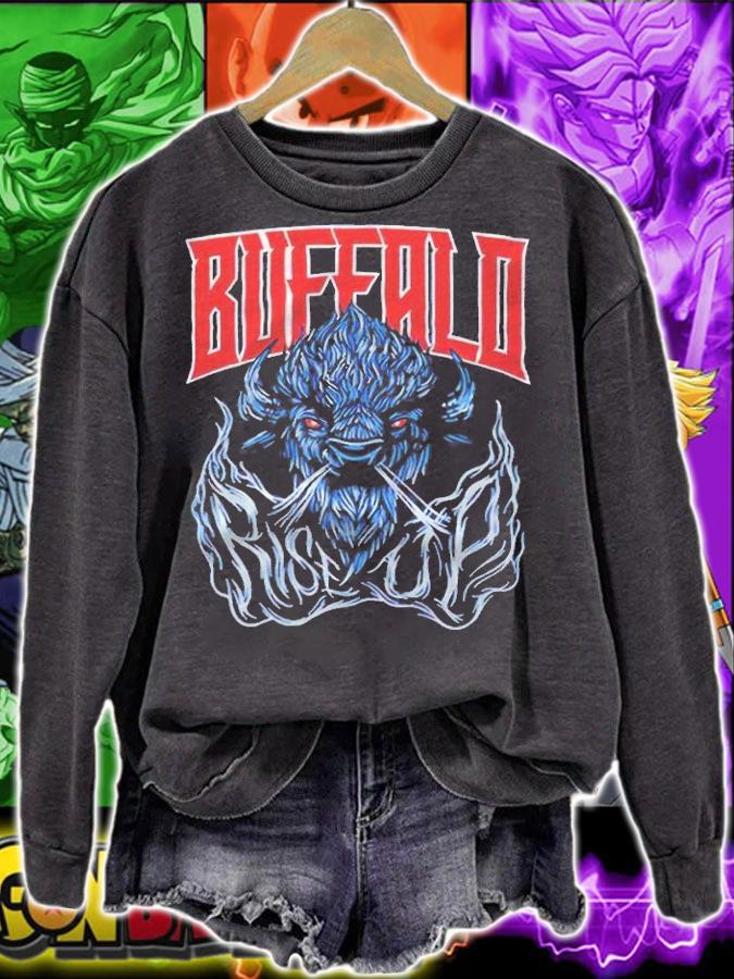 Buffalo rise up logo t-shirt
