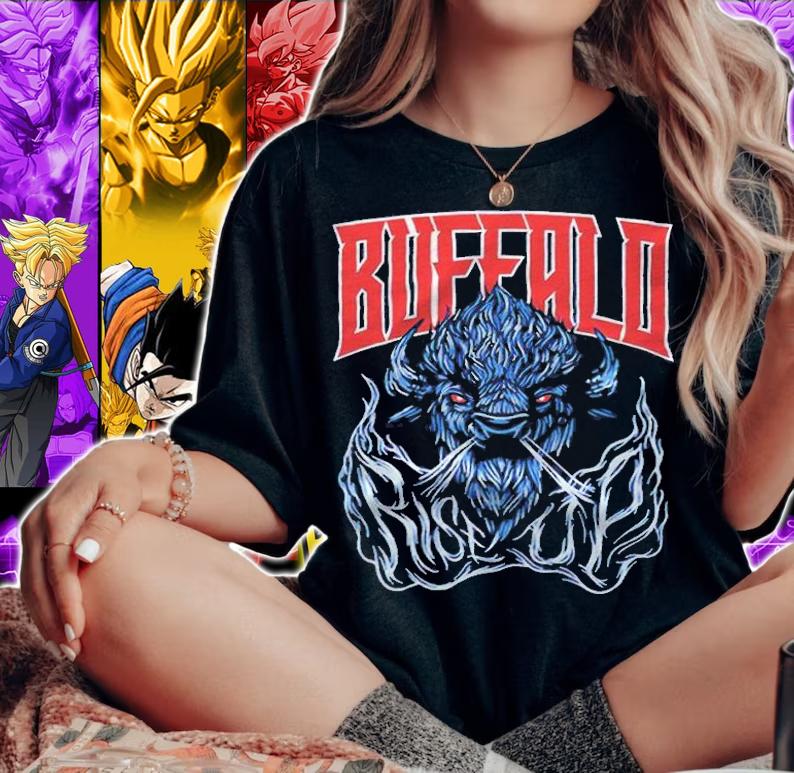 Buffalo rise up logo t-shirt
