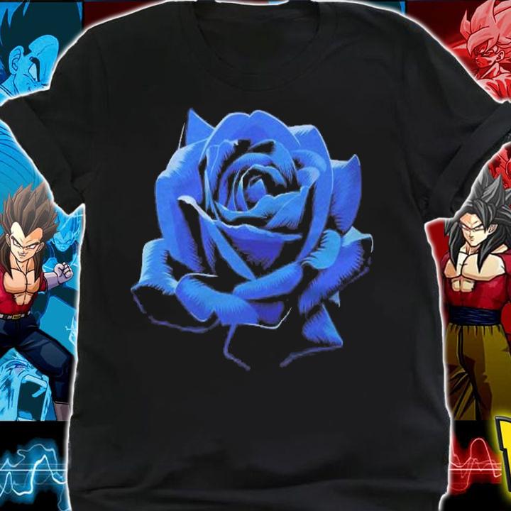Blue Rose Cute Flower Beautiful shirt t-shirt shirt