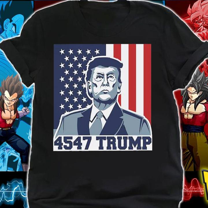 Donald Trump 4547 Trump USA Flag T-Shirt t-shirt shirt