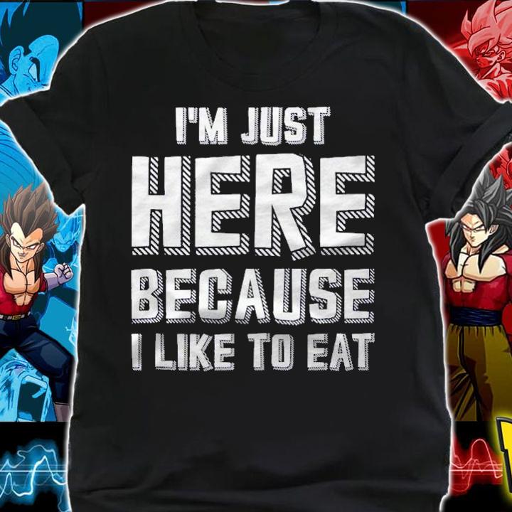 Im Just Here Because I Like To Eat Shirt t-shirt