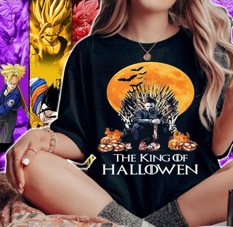 Michael Myers Game Of Thor the king of Halloween shirt t-shirt