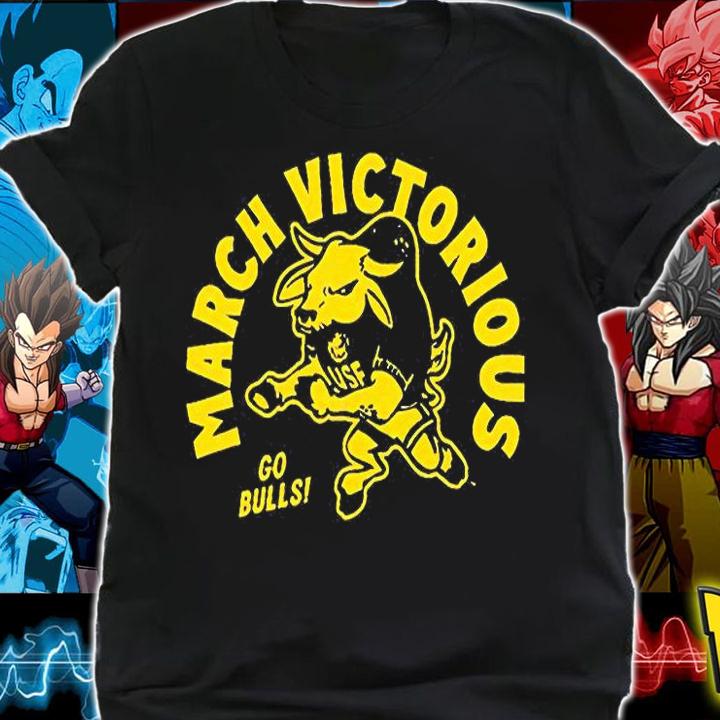 South Florida Bulls march victorious go Bulls T-shirt t-shirt