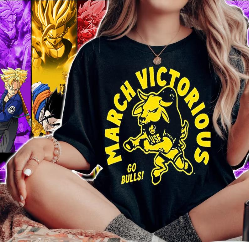 South Florida Bulls march victorious go Bulls T-shirt t-shirt