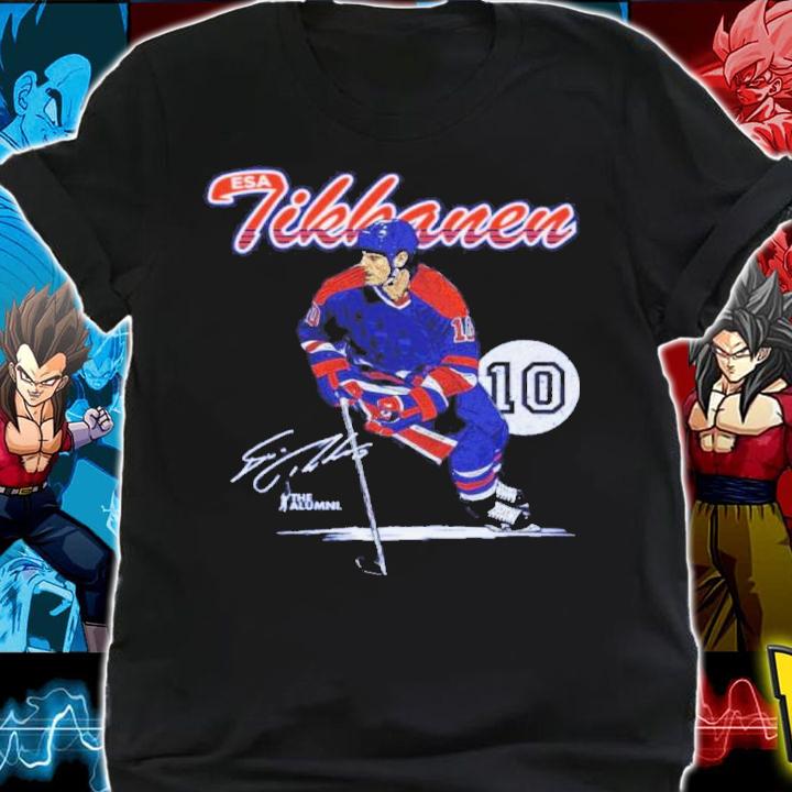 Esa Tikkanen Edmonton Retro Script Hockey Signatures Shirt t-shirt shirt